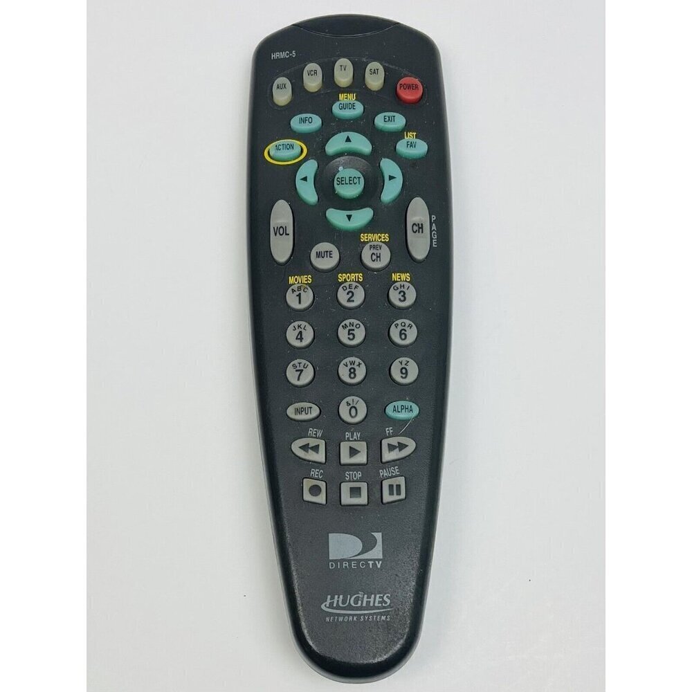 Genuine OEM DIRECTV Hughes Replacement REMOTE CONTROL HRMC-5 Tested WORKS EUC